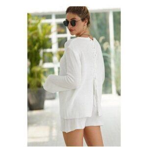 🆕 Lounge Set - Lined Knit Comfy 2-piece Sweater Set NEW!